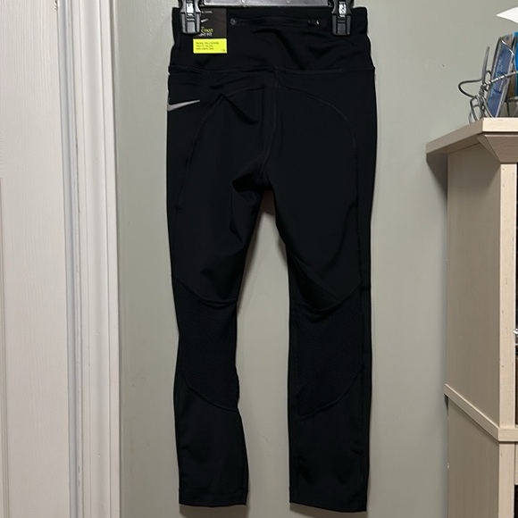 NEW Nike Power Epic Fast Tight Fit Run Leggings Mesh Dri fit Women's Sz XS Black - Picture 2 of 11
